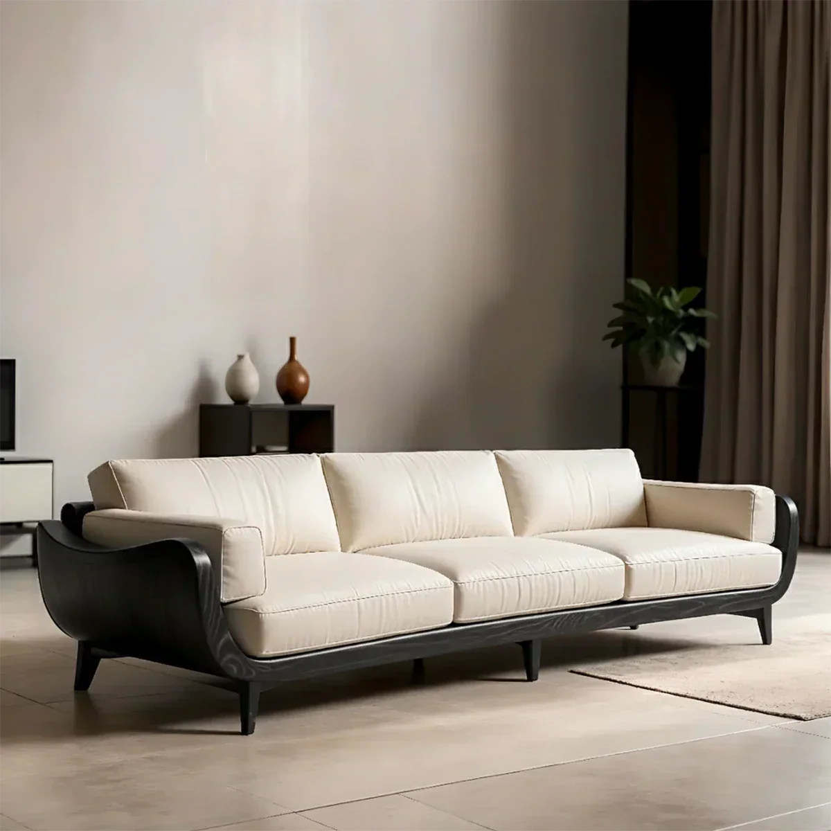 Solid Wood Sofa – Modern Classic Grace Reimagined - Rustirawood